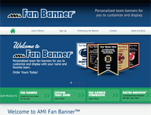 Tablet Screenshot of amifanbanner.com